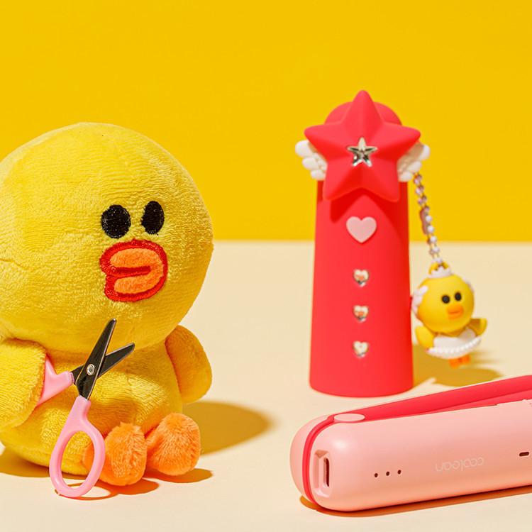 LINE FRIENDS Sally Cordless Mini Curling Iron