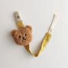 Pacifier Chain Plush Pendant Pacifier Clip Holder Soft Plush Bear Crib Hanging Decorations Infant Pacifier Accessories