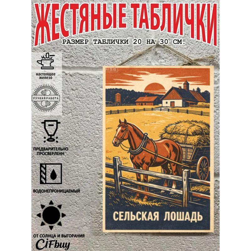 Metal Wall Poster 20x30cm