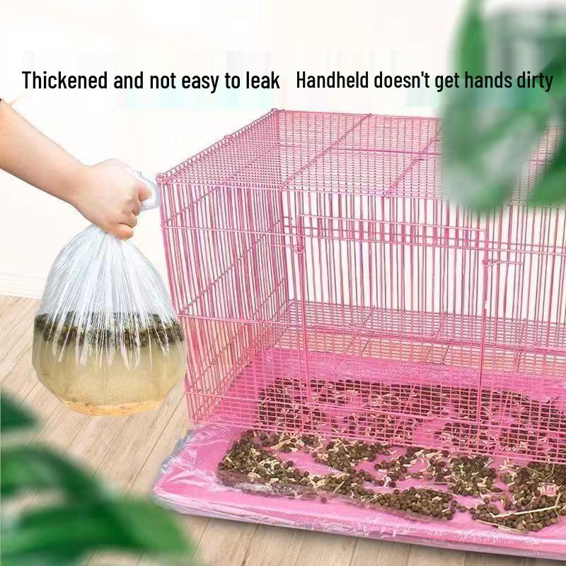 Disposable Plastic Film Mat for Rabbit, Bird, Dog Cage, and Pet Tray Cleaning