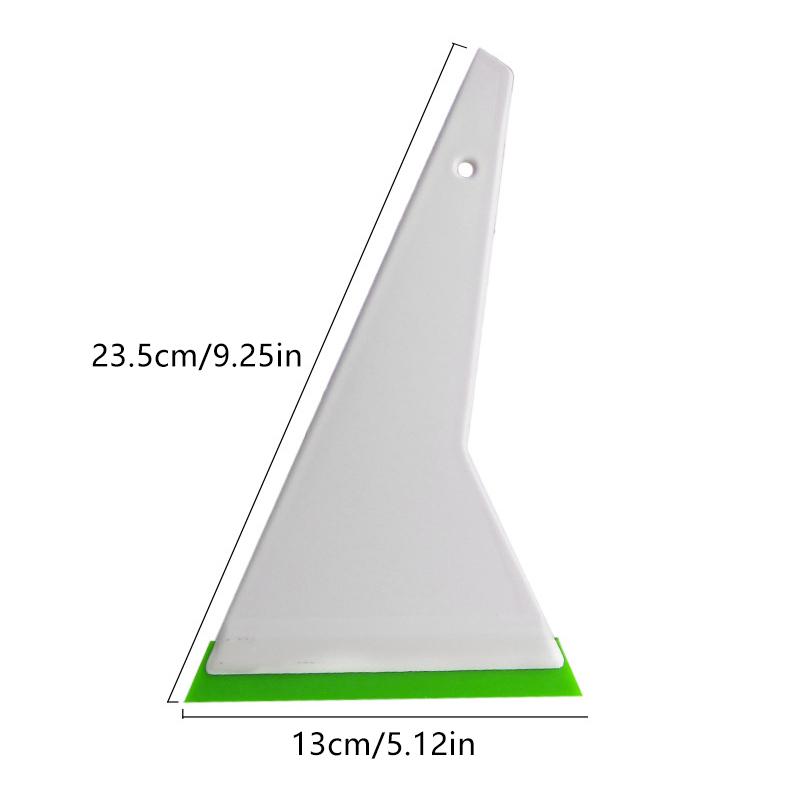 

1 шт. Інструмент для тонування вікон Ракель для лобового скла автомобіля зі вставкою з гумовим лезом Встановлення плівки для скла Скребок для склоочисника води зелений