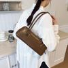 Korean Style PU Shoulder Bag Large Capacity Texture Underarm Bags French Stick Handbag  Winter
