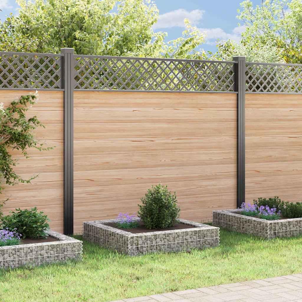 vidaXL Gabionen-Hochbeet Verzinkter Stahl 100x100x20 cm