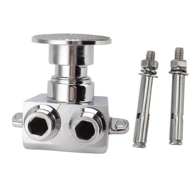 Foot Pedal Valve Copper Touchless Foot Pedal Water Valve Set for Basin Water Tap Bathroom Basin