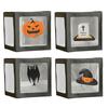 4Pcs/Set Cube 3D Transparent Balloons Boxes Pumpkin Photography Background Box  Haunted House