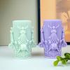 Angel Embossed Cylindrical Silicone Mold Holiday Candle Silicone Mould For Handmade Candle Soap Making and Resin Casting