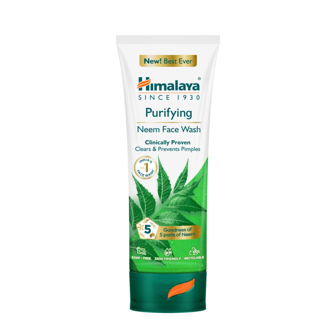 

Himalaya Purifying Neem Face Wash 100 ml |Clears and Prevents Pimples & Acne | Gently Cleanses|For men and women 100 ML