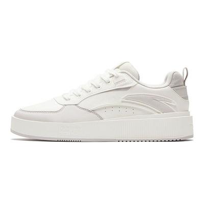 Capuz de Leite 2 Sola Grossa Casual Antiderrapante Resistente ao Desgaste Tênis de Skate Baixo Tênis Masculino Branco Cinza 912348080-6