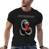 Whitesnake Logo T-Shirt Lässig Locker Kurzarm T-Shirt für Herren