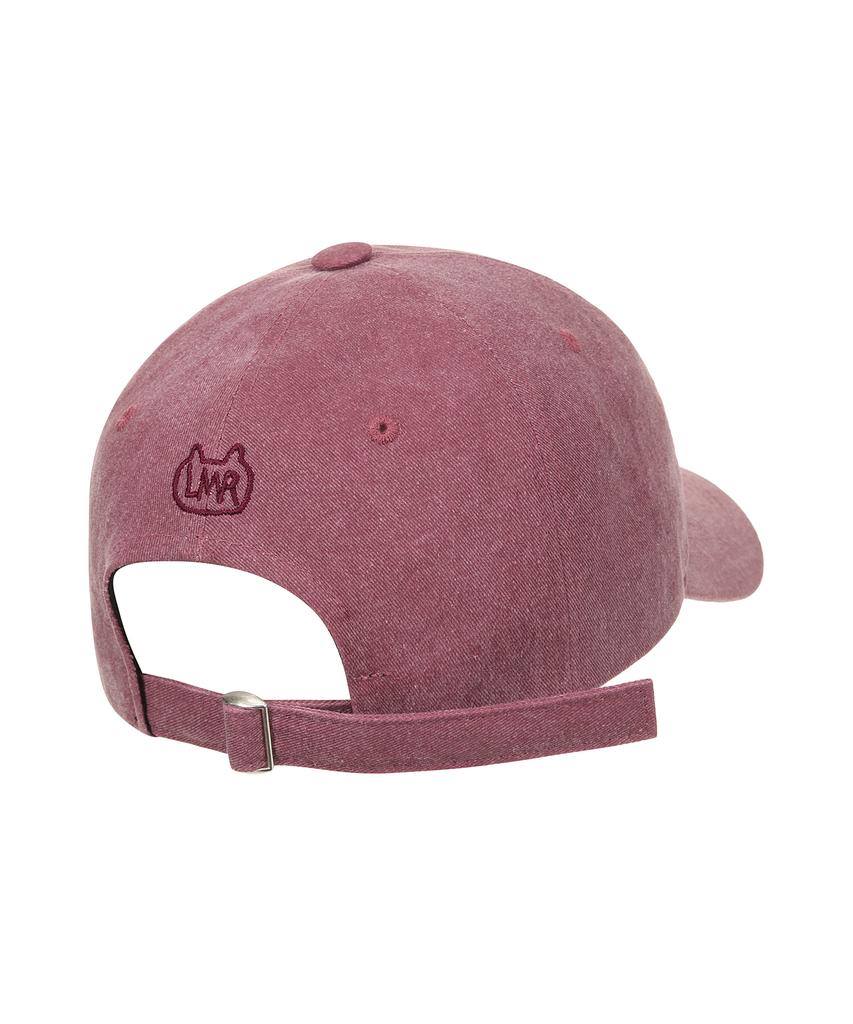 LMR Lettering Washed Ball Cap Pink