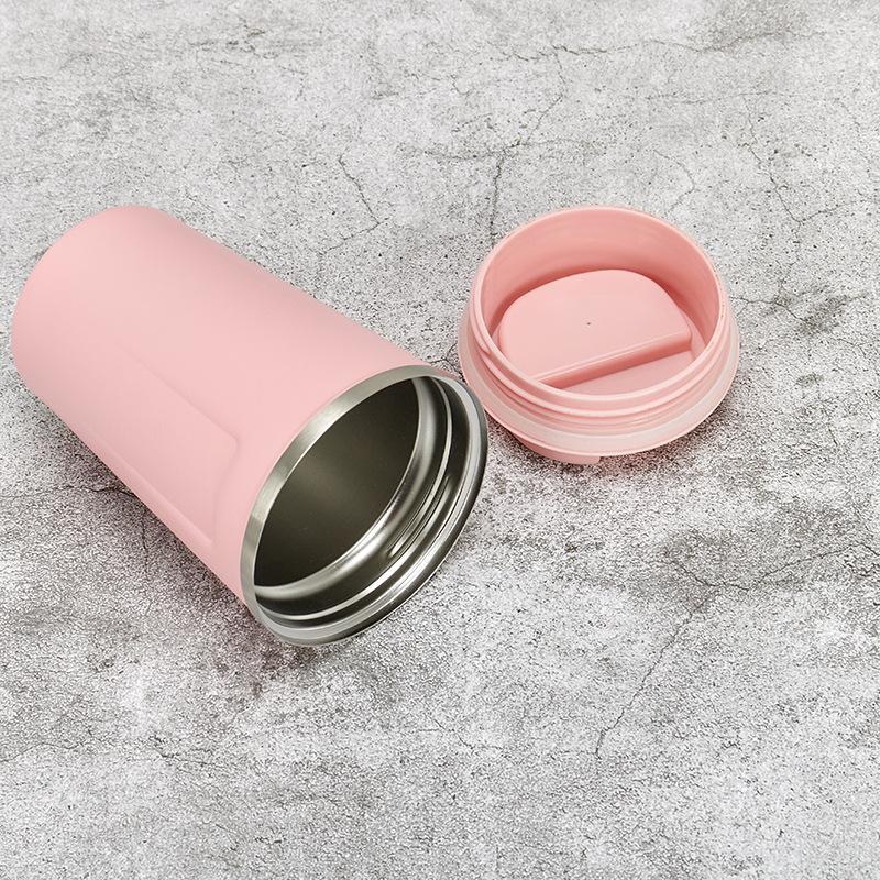 380ML Přenosný cestovní nerezový hrnek na kávu Nepropustná termoska Hrnek Vakuová termoska Izolované hrnky Horké