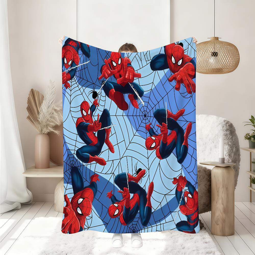 Classic S-Spider-Man Blanket Soft Throw Blanket for Home Bedroom Bed Sofa Picnic Travel Office Rest Cover Blanket Gift