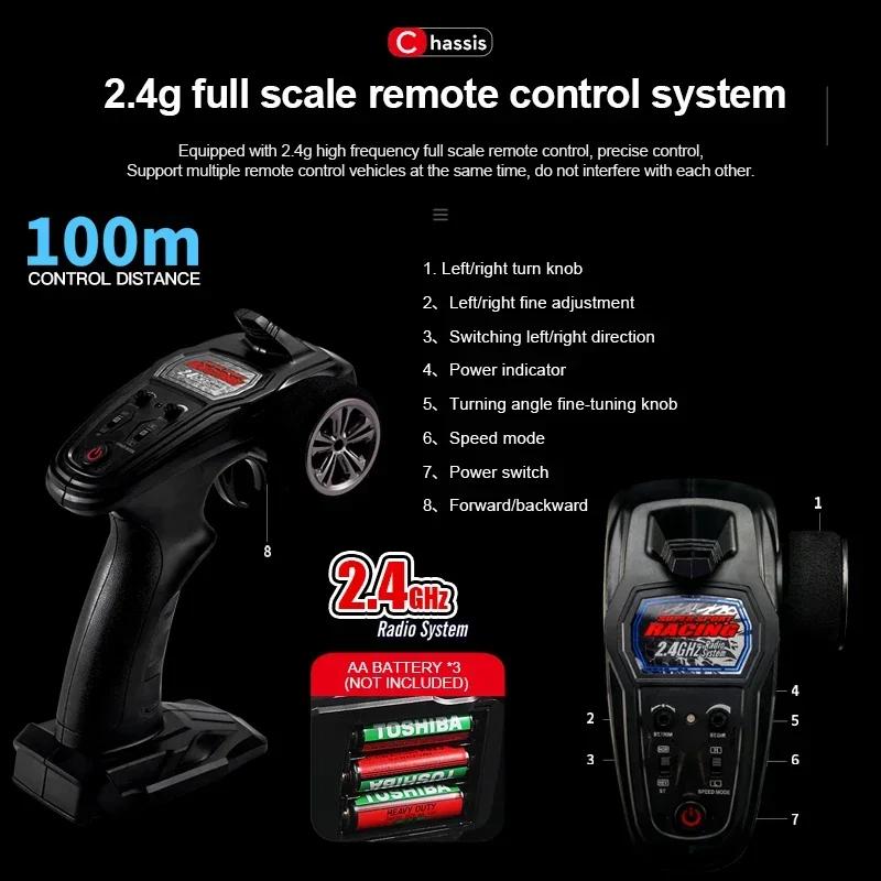 KF11 Rc 4WD Car RTR Brushless Off-Road Remote Control Vehicle High Speed Racing Truck Climbing Toy Toys for Children Adults Gift