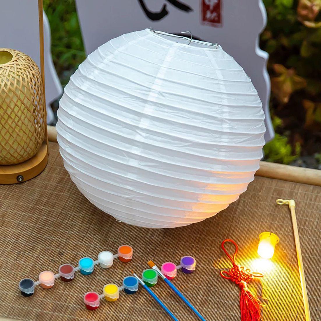 

Набор для изготовления своими руками цветочного фонаря ручной работы к Празднику середины осени для детей - Поделка для детского сада Single Lantern