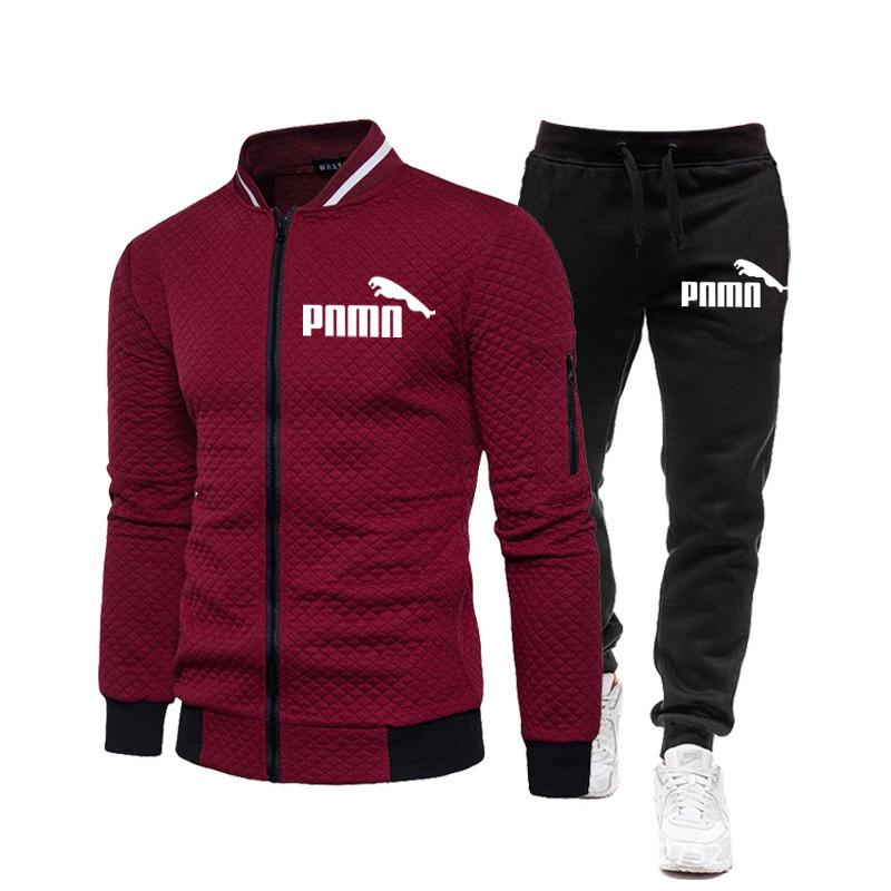 Otoño Invierno Hot Sale Hombres Ropa Hombres Sets Estampado Set Forro polar  Cremallera Sudadera + Pantalones Casual Hombre Chándals Traje Cremallera  Traje comprar a buen precio — entrega gratuita, reseñas reales con