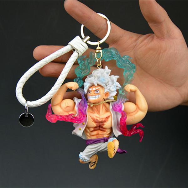 Piraten Schlüsselanhänger Geschenk: Blind Box Anime-Figuren - Monkey D. Luffy, Zoro, Chopper, Ace