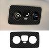 Carbon Fiber Interior Seat Heated Control Cover Trim For Toyota Sienna