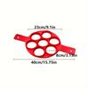 7 Holes Silicone Nonstick Pancake Maker Multiple Shapes Baking Mold Ring Fried Egg Molds for Family Cooking Kitchenware Gadgets