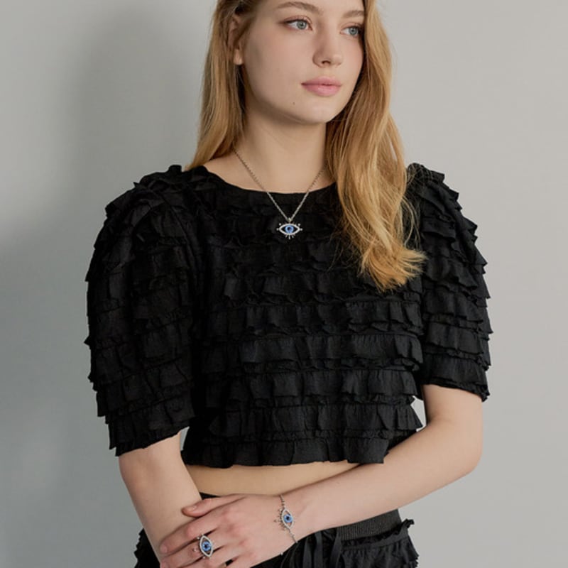 MUSE BY ROSE SAPPHIRE EYE LOGO BRACELET [silver]