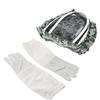 Double   One Piece Bee Suit Beekeeping Protective Clothes with Gloves for Beekeeper(1 Pair XL Gloves XL Bee Suit )