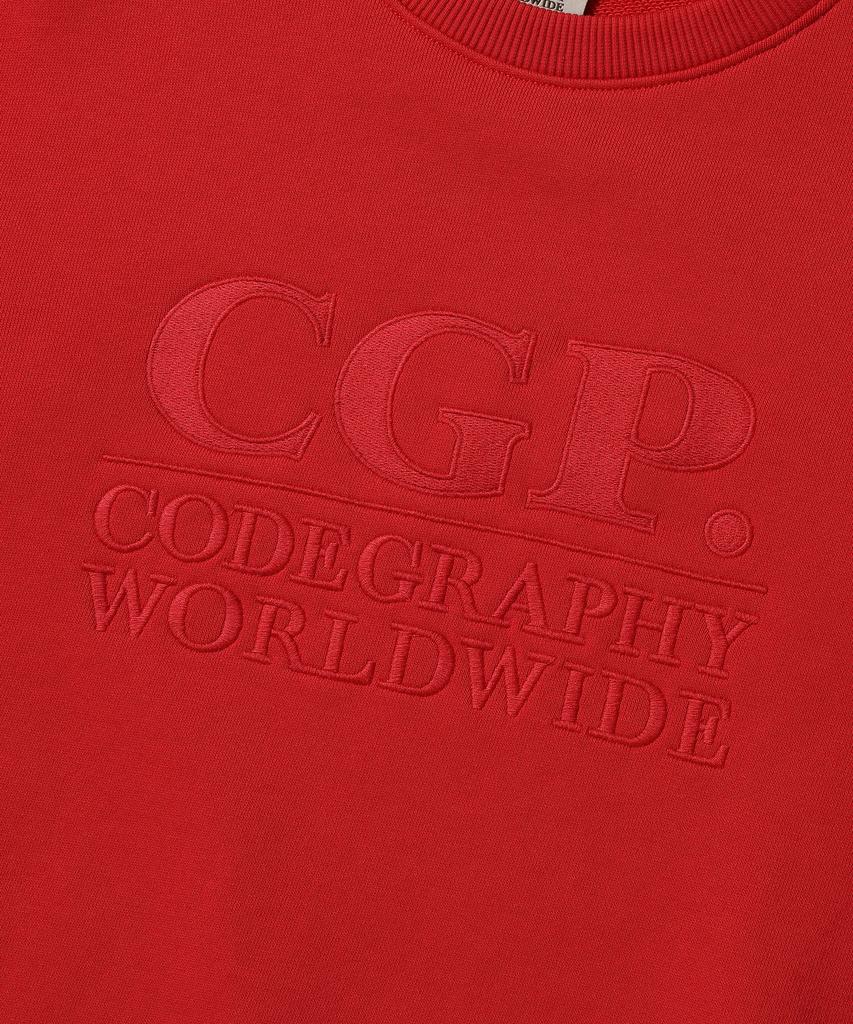 CGP (Women) Square Logo Sweatshirt_Red