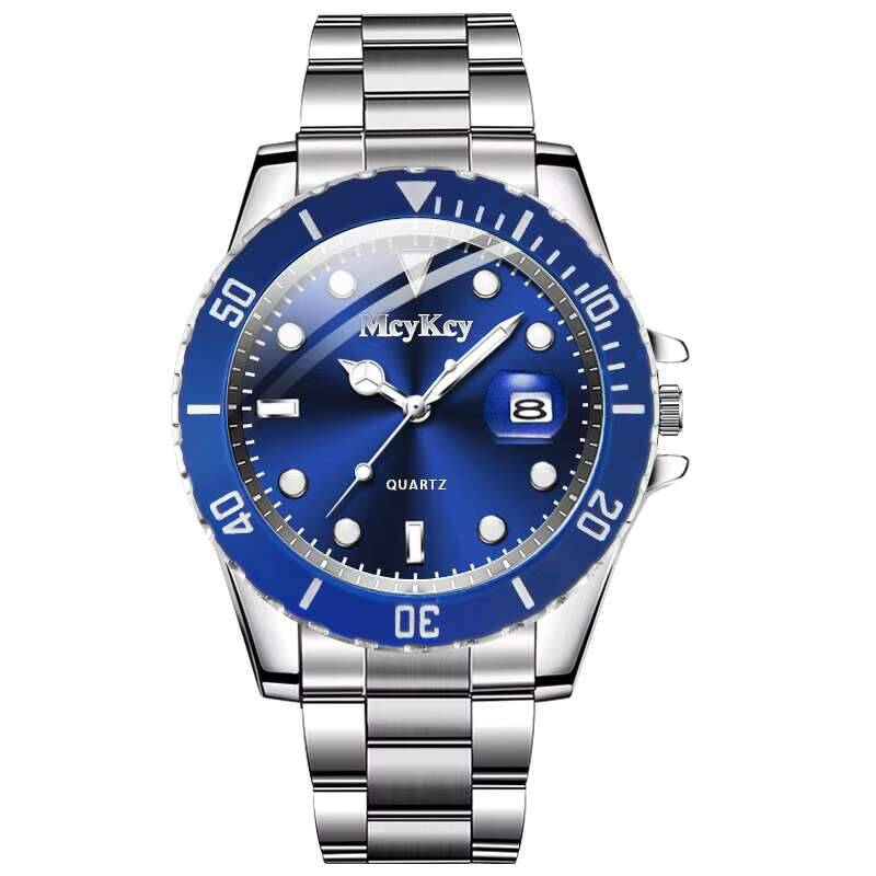 

Роскошные мужские кварцевые часы с большим циферблатом, модные часы-календарь, мужские бизнес-часы Reloj Hombre