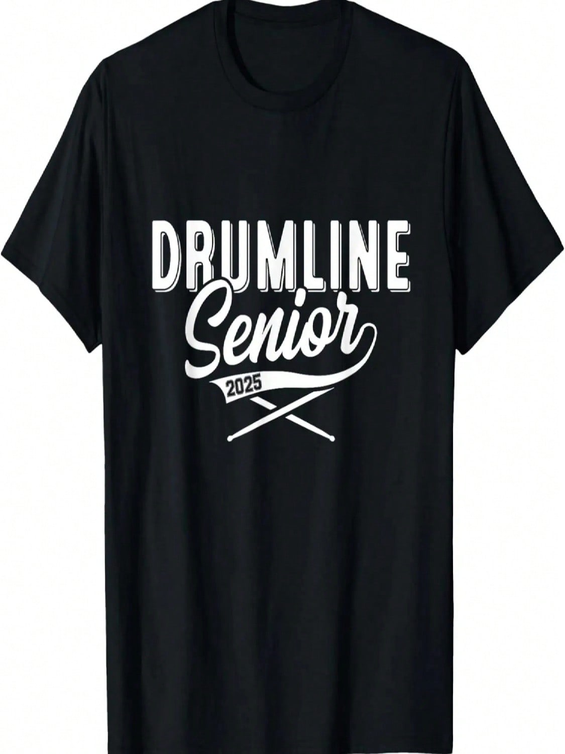 Drumline Senior Class Of 2025 Band Senior 2025 Drum T-Shirt S разноцветный