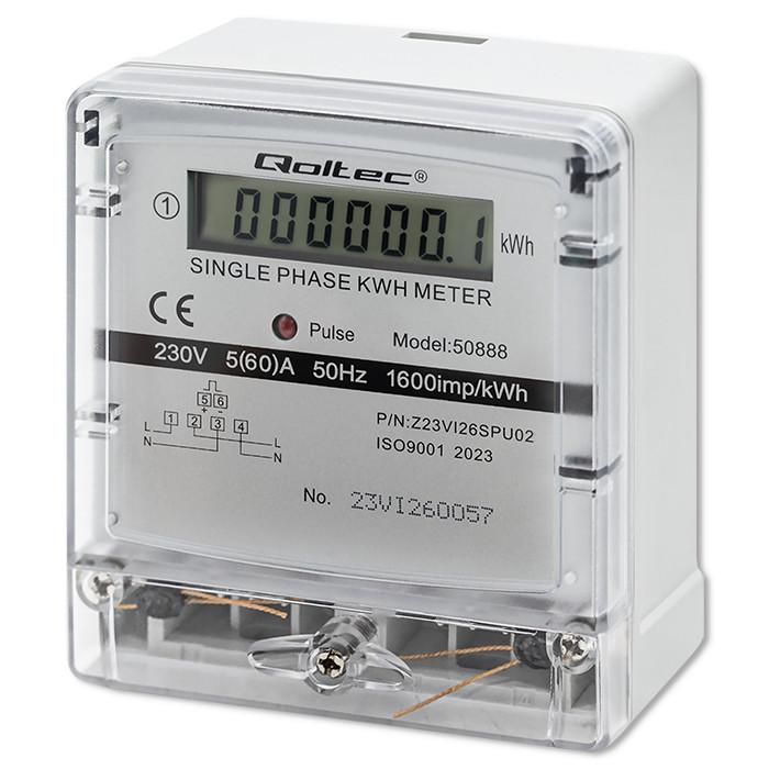 Joom Super Merchant Qoltec Contatore Elettronico Monofase | Misuratore Di Consumo Energetico | 230V | Lcd