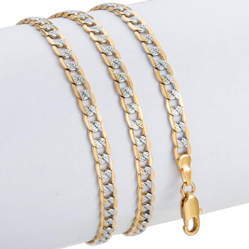 

10MM Trendsmax Gold Color Chain Necklace for Men Women Cuban Link Chain Male Necklace Fashion Men s Jewelry Wholesale Gifts 4mm GN64 20inch(50cm)