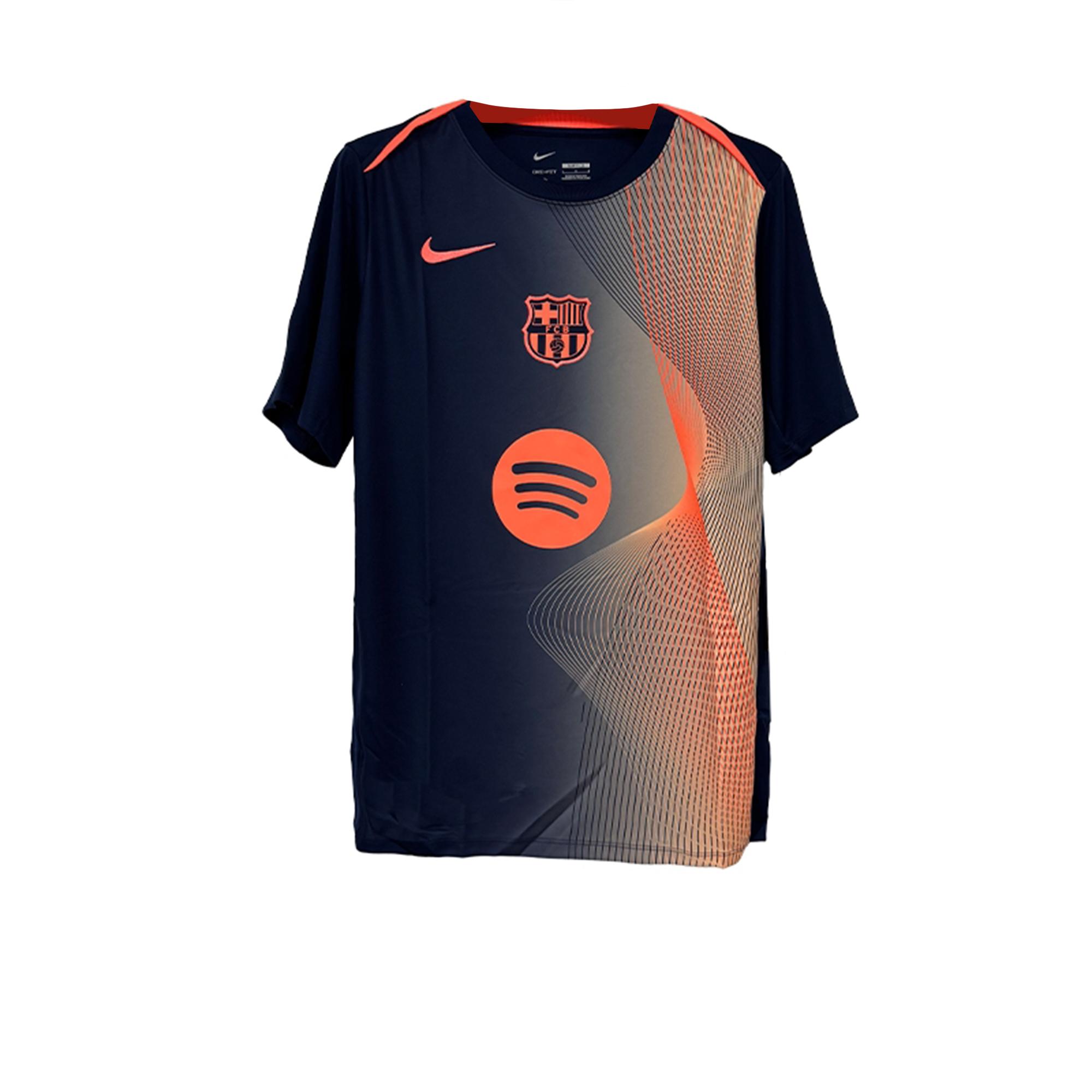 

Nike Men s FC Barcelona Dri-FIT Academy Pro Pre-Match Short-Sleeve Soccer Top Midnight Navy HM3437-411 2XL