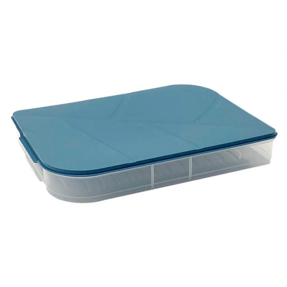 Stackable Plastic Case Food Preservation Tray with Lid Multi - Layer Refrigerator Dumplings Box Kitchen Storage Organizer