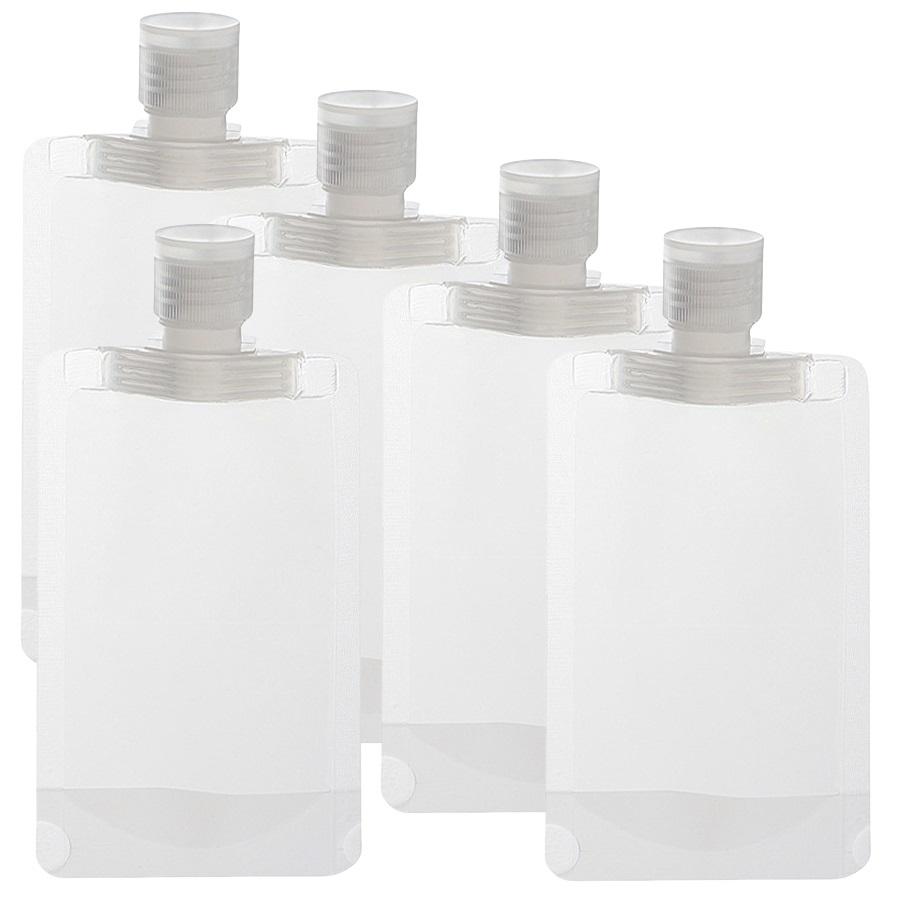 

5Pcs Travel Empty Squeeze Bags Lotion Dispensing Bag Refillable Shampoo Toiletries Conditioner Liquid Cosmetic Storage Sack 100ml