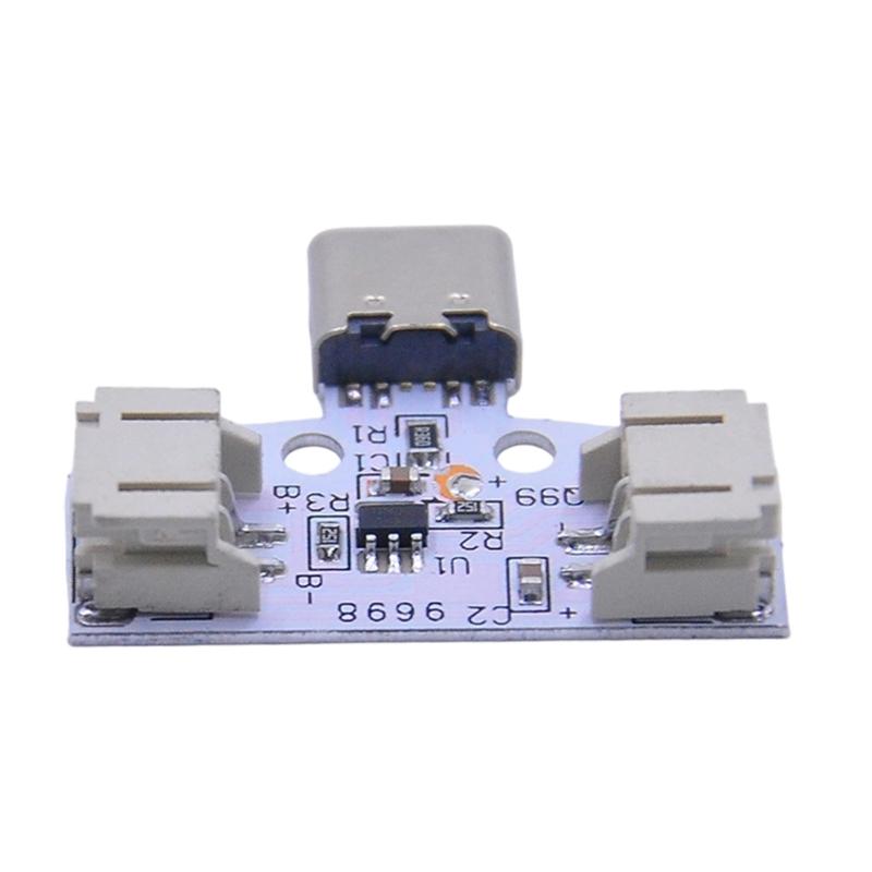 3.7V Li Battery Charging Board Featuring Reversible Type C Port And Overcharge Protections Technology
