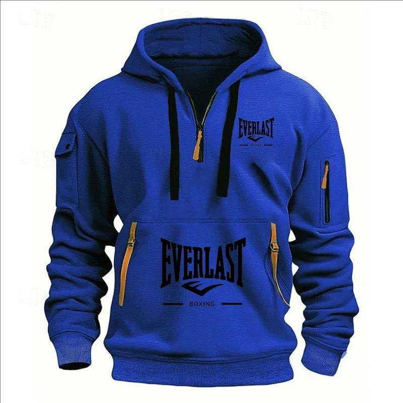 

Men s Multi-Zipper Arm Pocket Hoodie for Autumn & Winter Triple Extra Large (XXXL)