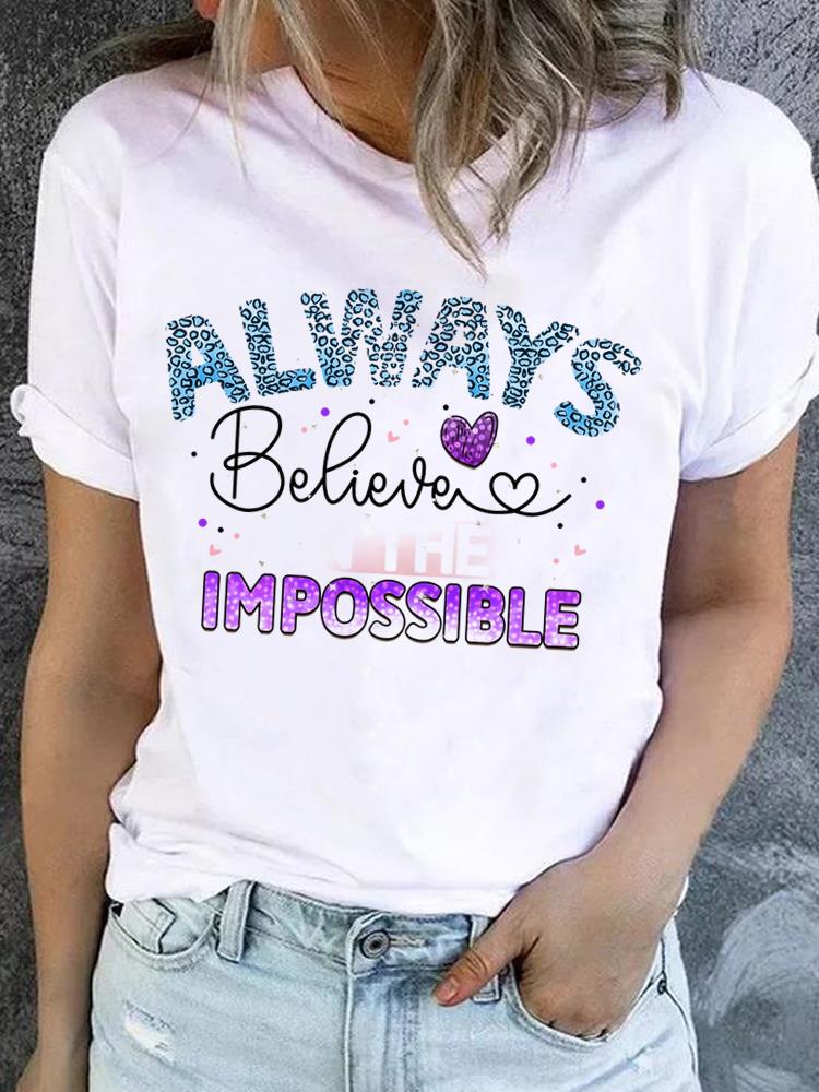 (Asian Size) Sweet 90s Cute Style Women Fashion Printed Casual T Shirt Tee Top Lady Female Graphic Short Sleeve T-shirts Clothing