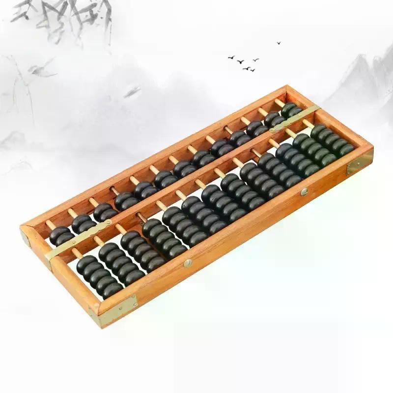 1Pcs Soroban Calculating Counting Tools Portable Chinese 13 Digits Column Abacus For Students Teachers Accountants Office Clerks