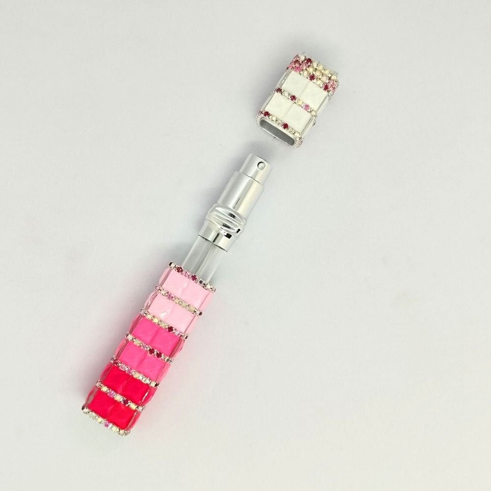 Nachfüllbarer Parfümflakon Strasssteine Kosmetikbehälter Praktischer Leerer Zerstäuber Make-up