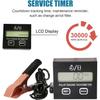 Digital Chainsaw Tachometer Tach Gauge Digital Display Pulse Speedometer for Gesture Induction Chain Saw Cropper Generator Lawn Mower RV ATV Dirt Bike