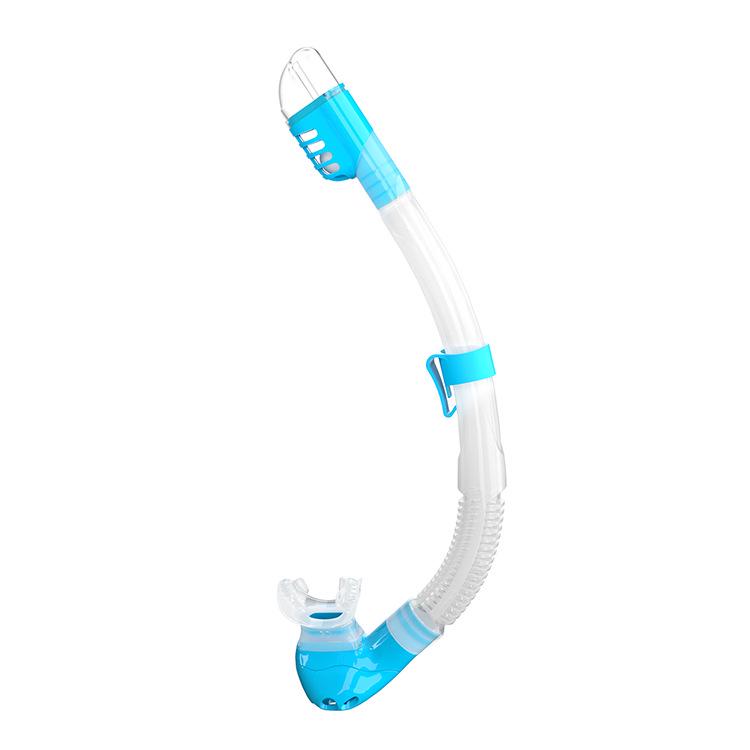 Silicone Dry Snorkel Set with Foldable Tube
