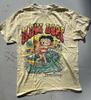 Tricou Dama Betty Boop Galben Maui Boop S/M Icon Cartoon Tropical Pop Art