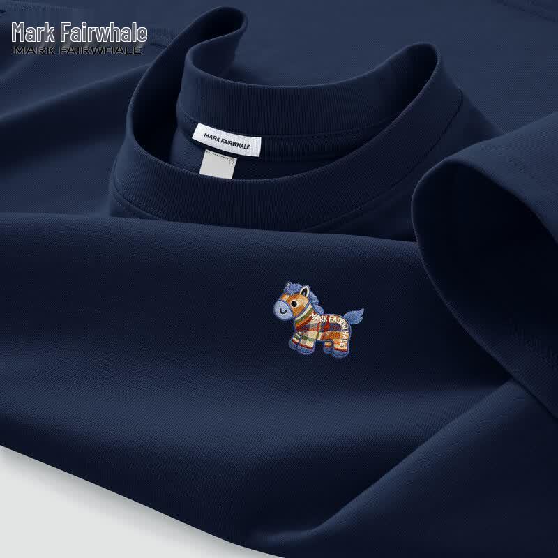 Mark Fairwhale Men s Loose Fit Cotton Graphic Tee L