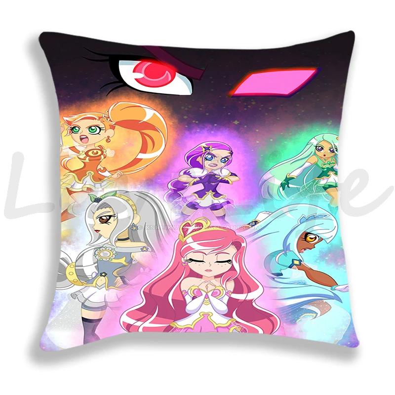 LoliRock Pillow Case Cartoon Cushion Covers Sofa Bed Home Decorative Pillow Covers Single-Sided Printed Kids Pillowcase 45*45cm