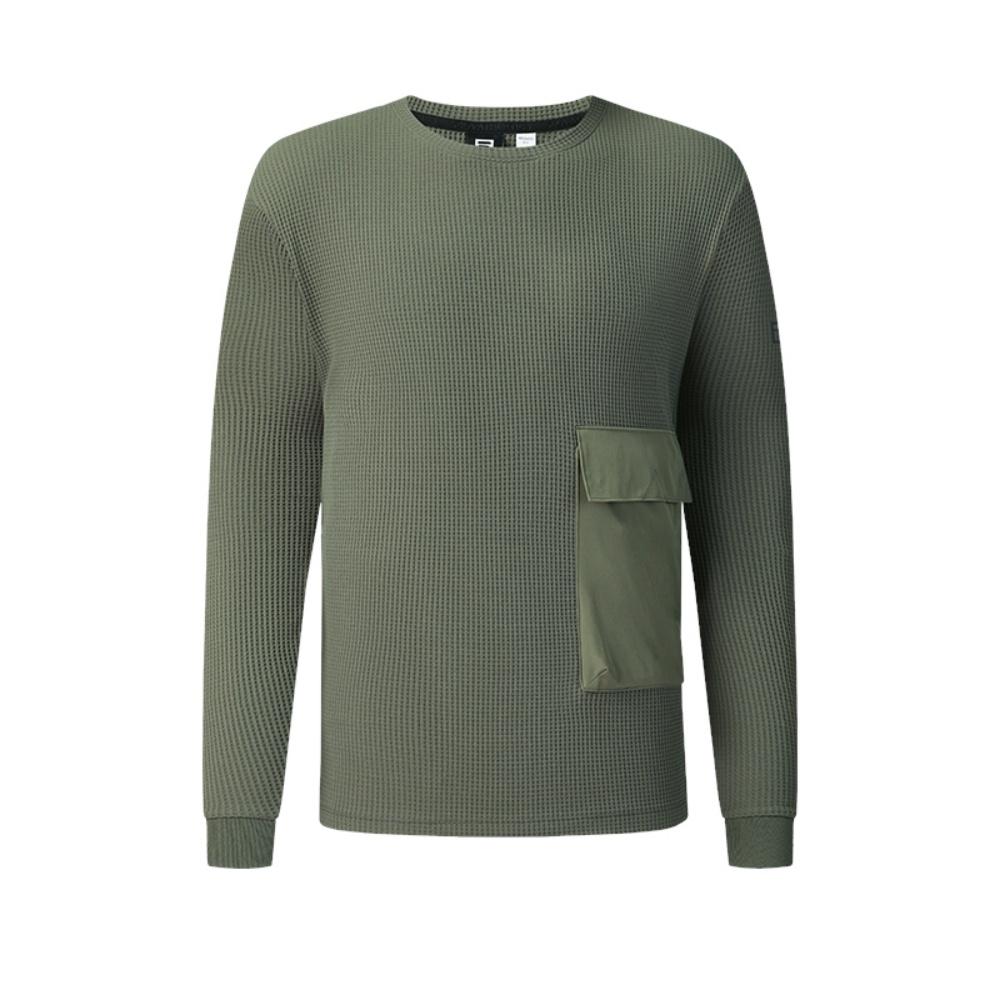 

Fila Explorer Fashion Универсальная Удобная Повседневная Спортивная Футболка с Длинным Рукавом Мужская Топы Древний-Чай-Зеленый A11M547205FKK S