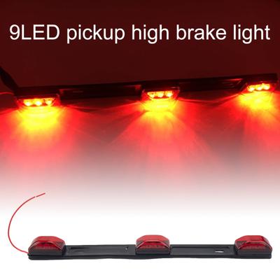 Clearance Light Bright Red 9 LED ID Light Bar Tail