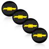 4 szt. 56mm Stop Aluminium Naklejka na Piastę Koła Samochodowego Dla Chevrolet Cruze Malibu Sail Spark Captiva Equinox Trax Tracker AVEO Lova Akcesoria RV