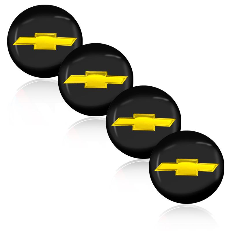 4 szt. 56mm Stop Aluminium Naklejka na Piastę Koła Samochodowego Dla Chevrolet Cruze Malibu Sail Spark Captiva Equinox Trax Tracker AVEO Lova Akcesoria RV