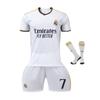 Real Madrid Ronaldo Fotbalový dres Dětský Polyester Prodyšný Rychleschnoucí Tréninkový Zápasový Set