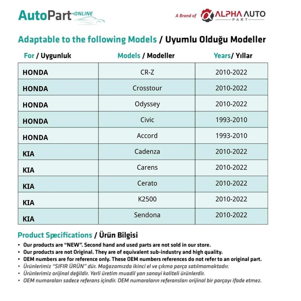 Hood Clip for Ford, Mazda, Kia, Honda