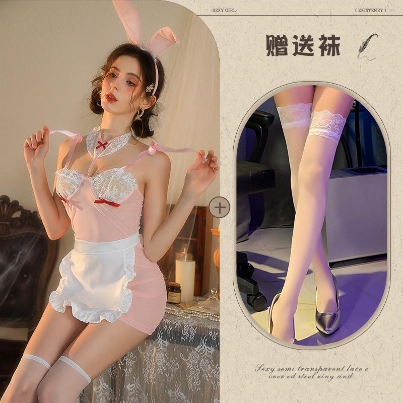Sexy lingerie new sexy bunny girl pure desire maid cosplay sexual suggestion free uniform passion suit