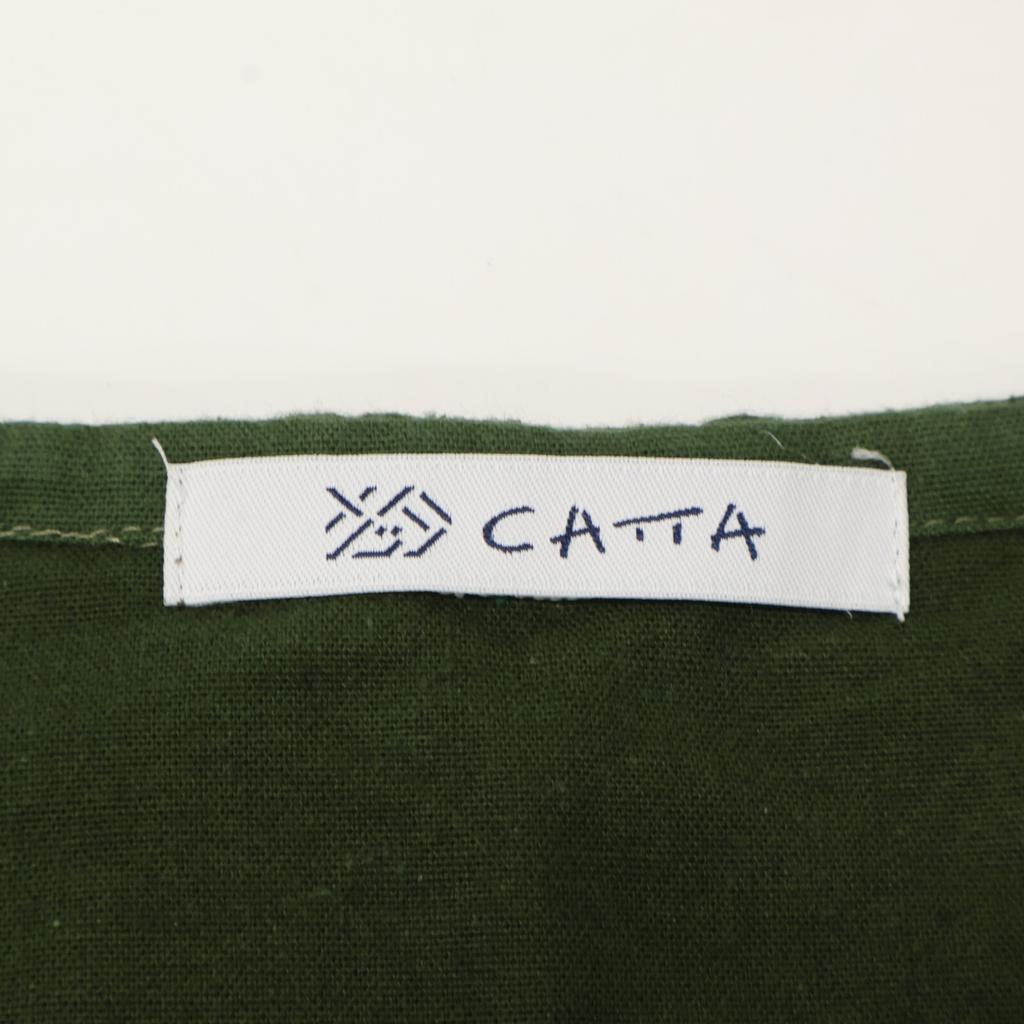 CATTA Khaki Collarless Jacket Jacket Not Written khakiUsed